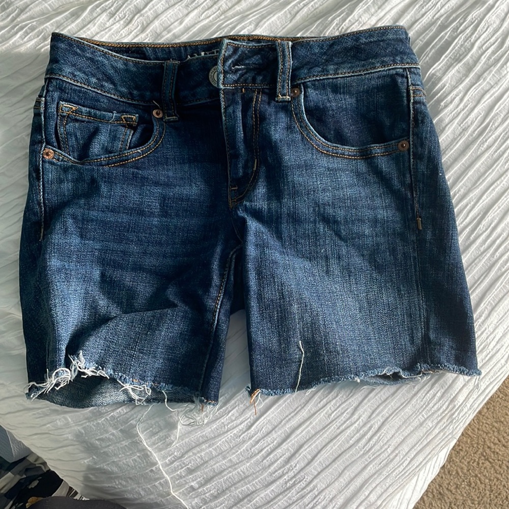 American Eagle Jean shorts, size 0